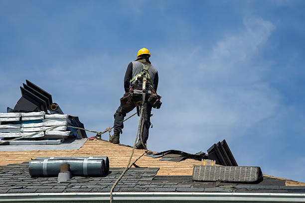Professional Metal Roofing technician working in Peterboro, NY